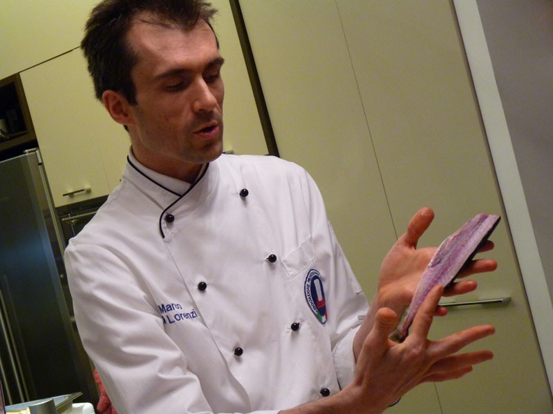 Chef Marco Di Lorenzi, docente di cucina