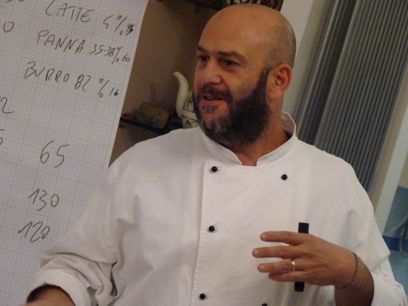 Gabriele Spinelli, pasticcere e docente di Otto in cucina
